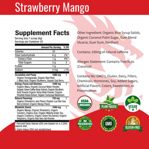 Dragons Pre-Workout Strawberry Mango