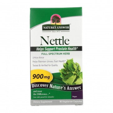 Nature&#39;s Answer Nettle Leaf Vegan Capsules 90 Count | Prostate Support | Natural Energy | Immune Support | Daily Supplement