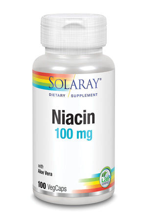 Solaray Niacin, 100 mg, 100 Capsules