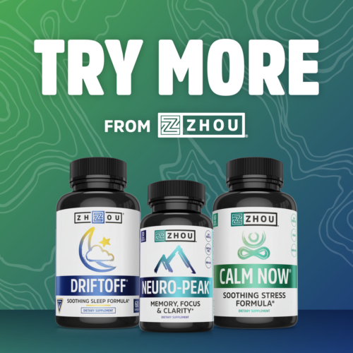 Zhou Ashwagandha - Ashwagandha and Rhodiola for Women &amp; Men, Adaptogen Ashwaganda Extract 1200 mg with Black Pepper, Adaptogenic Support Supplement for Calm, Mood, Sleep - 60 Vegan Capsules