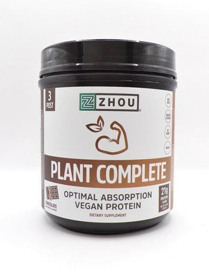 ZHOU Plant Complete Vegan Protein Chocolate 19.9oz